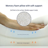 Light Green Ergonomic Butterfly Memory Foam Pillow - Cervical Neck Support for Side, Back & Stomach V888-ELOSUNG27378