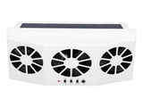 Car Exhaust Fan Solar Powered 3 Fans Ventilation Cooling Odor and Humidity Removal Auto Ventilator V1294-YM0901-3113240151011