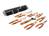 Pliers Set, 8-Piece, High Carbon Steel, 30.5cm/25.4cm/20.3cm Groove Joint 20.3cm Linesman's V952-QZZT612INCH86GK4UV0