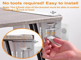 Desk Side Storage, Under Desk Storage, Steel Desk Hanging Organizer, Laptop Holder, with Pen Holder, V1192-AZ-W-14542
