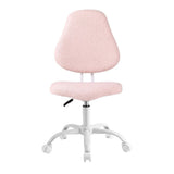 Artiss Armless Office Chair Ergonomic Soft Fleece Height Adjustable Vanity Desk Chair Pink OCHAIR-M-2521-PK
