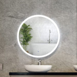 Embellir Wall Mirror 70cm with Led light Makeup Home Decor Bathroom Round Vanity MM-WALL-ROU-LED-70