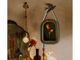 French Vintage Picture Frame Carving Flower Elegant Victorian Resin High Clarity Glass Wall Hanging V1263-JX-2599