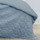 Jelly Bean Kids Bolston Pale Blue Kids Coverlet Set Single/Double V442-INT-COVERLETS-BOLSTON-PALEBLUE-DS