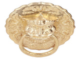 Door Knocker Brass Material Bronze Collision Resistance Chinese Animal Head Pull Ring for Wooden V1294-YM0523-3114220008611
