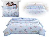Comforter Washable Quilt Lightweight, Bedding Full Size Quilted Soft All Season V1366-AZ2-W-23936