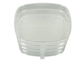 Transparent Dish Dust Cover Dustproof Multi Layer Dish Cover Multifunctional Food Cover 4 Layer V1294-YM0521-3118230076512