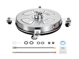 14" Pressure Washer Surface Cleaner, Stainless Steel Pressure Washer Attachments with 4 Wheels, 4000 V952-GYQXJBMQJQYPLEQRIV0