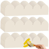 24PCS Unfinished Scalloped Wood Trim, Decorative Scalloped Edge Wood Molding for DIY Craft Projects, V1369-AZ3-W-08884
