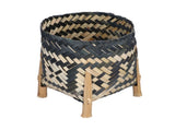 Handwoven Basket Northern Europe Style Bamboo Weaving Plant Basket for Home Decoration V1294-YM0523-3111210387011