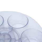 Water Bottle Organizer 360 Degree Rotatable Plastic Anti Slip Cup Storage Holder Rack for Water V1294-YM0901-3118250004011