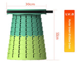Portable Retractable Stool MAX Gen 8 Telescopic Camping Seat 50cm Tall Extra Wide Heavy Duty Hunter V888-ELOSUNG44512