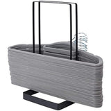 Hanger Organizer,Large Capacity Hanger Stacker Rack for Closet Laundry Room,Stainless Steel V1192-AZ-W-31979