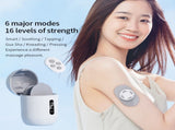 Smart Cervical Spine EMS Massager Sticker with Remote Control & Charging Case - 6 Modes, 16 V888-ELOSUNG29136