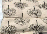 Lylac Homewares Tree of Life Set of 2 Cotton Chair Pads Natural V442-LYL-CHAIRCU-SETOF2TREEOFLIFE-NATURAL-SQ