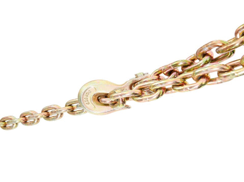 VEVOR Transport Binder Chain, 220 kg Working Load Limit, 3/8'' x 20' G80 Tow Chain Tie Down with V952-ZGTLJZMGDXZYJ7KNJV0