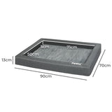 PaWz Memory Foam Pet Bed Calming Dog L Large PT1183-L-GY_NZ