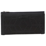 Pierre Cardin Perforated Leather Ladies Handy Travel Wallet - Black V563-PC-3351-BLACK