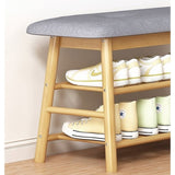 Shoe Stool Storage Rack Cabinet Multifunctional Space Saving V63-840781