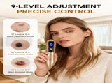 9-Speed Skin Tag Remover Pen - USB Rechargeable Mole Wart Removal Tool, LCD Display & Safety Lock, V1107-110-51887-WHT-19CM