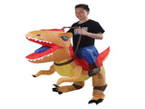 Inflatable Dinosaur Costume Adult Riding Suit Air Blow Up Cartoon Outfit for Holiday Party Cosplay V1294-YM0901-3115240011311
