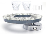 Crystal Wall Lamp 12W Stainless Steel Decorative Lamp for Hotel Corridor Stairway 85-265V White V1294-YM0901-3119210035311