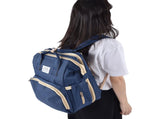 Backpack Multifunctional Foldable Large Capacity Baby Diaper Storage Bag for TravelDark Blue V1294-YM0523-3117210159813