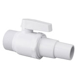 2 Way Ball Valve PVC Pool Ball Valve Replacement for Hayward SP0729 Econoline Above Ground Pool Pump V1294-YM0901-3111240102111