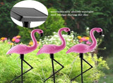 3 In 1 LED Flamingo Solar Power Light for Outdoor Waterproof Yard Garden Lawn Lamp V1294-YM0727-ZM00583