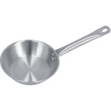 Stainless Steel Frying Pan Single Handle Fried Pan Cookware for Home induction Cooker7.9x2.0in V1294-YM0714-3118210229311