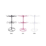Jewelry Display Rack Double Tier Jewelry Stand Portable Metal Jewelry Rack for Home V1294-YM0722-WT063111