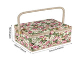 Extra Large Sewing Basket,Vintage Basket,for Needles, Thread, Tape Measure, and Other Supplies V1192-AZ-W-22761