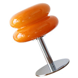 Glass Macaron Table Lamp Kids Bedside Lamp USB Three Color Dimmable Table Lamps for Bedroom Orange V1294-YM0901-3119240087911