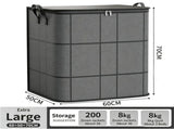 Extra Large Moving Bags with Zipper, Large Capacity Foldable Fabric Storage Bags with Dustproof V1192-AZ-W-26484