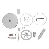 Low Temperature Stirling Engine Model Aluminum Physical Experimental Engine Model Kids Educational V1294-YM0523-3115220039211