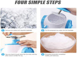 Hand Crank Shaved Ice Cream Machine Slushie Machine for Snow Cone Margarita Frozen Cocktails Healthy V1294-YM0717-10101945