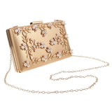 Clutch - Chic PU and Dacron Handbag for Wedding and Parties V1192-AZ-W-32424
