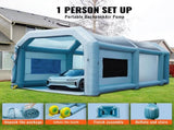 Inflatable Paint, 8.5x4.8x3.3m Inflatable Spray, High Powerful 750W950W Blowers Spray V952-CQSPQFLSS2816PT98V3