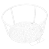 Iron Hanging Baskets Flower Pot Holder Hanger for Outdoor Balcony Garden Patio DecorWhite V1294-YM0901-3111200275512