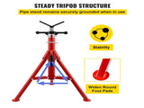 Pipe Jack Stand V-Head Foldable Legs 2500LB Max. Height 52" V952-GJ1107SGJ-VX00001V0