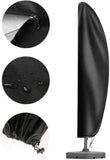600D Cantilever Parasol Cover Black, Waterproof UV Protection Offset Umbrella Protector for Outdoor V1189-LC-HW-00017