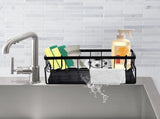 Allecta - Sponge holder and organizer for sink - Draining rack and soap dish with brush holder V1189-WXFBOL-146-1