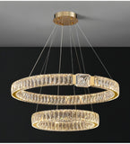 BAMDECOR C3319 Modern Crystal Chandeliers Lighting Contemporary Round Chandelier Lighting V255-C3319-2-0806