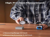 Dial Test Indicator with Dual Rod Stand and Storage Case, 0.03 mm Accuracy, 0-25.4mm Range, Fine V952-NJCLGJGJDBFB3JPMJ001V0