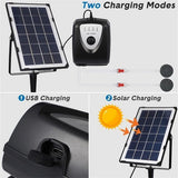 Solar Pond Pump Air Pump Solar Powered Pool Fish Tank Oxygenator Oxygen Aerator V201-QHGMMOREONE005