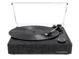 Victrola Eastwood II Turntable - Black Turntable Stand Bundle - Black V398-VTR-74-BLK-ST