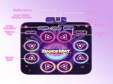 Keezi Dance Mat Toy for Kids Age 3-12 Electronic Dance Pad with Bluetooth 4 Game Modes Purple DMAT-SINGLE-BT-PK