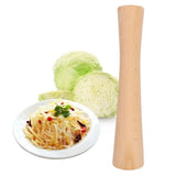 1 Pc 12 Sauerkraut Pounder,Pounder with Comfortable Grip,Solid Wood Kitchen Mallet,Masher Kitchen V1192-AZ-W-17579