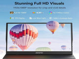 BENFEI 000451BK 15.6" FHD Portable Monitor USB-C HDMI IPS HDR Gaming Display w/ Speakers V28-ELEBEN000451BK