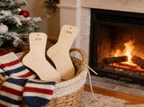 10Pcs Wooden Sock for Knitting Set Beige Wood Sock Form Stretchers for Home Use V1192-AZ-W-24727